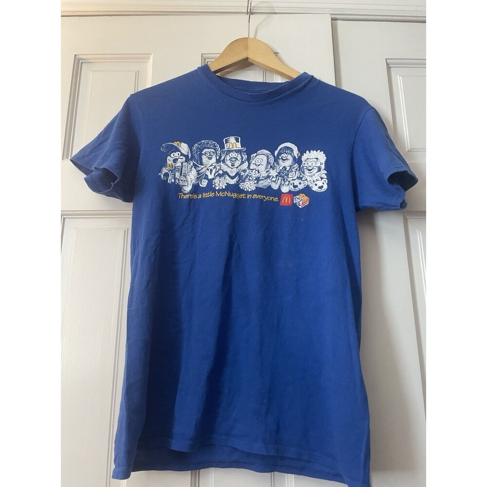 McDonald's Kerwin Frost Crew T Shirt Medium Blue 2023 McNugget Buddies Employee